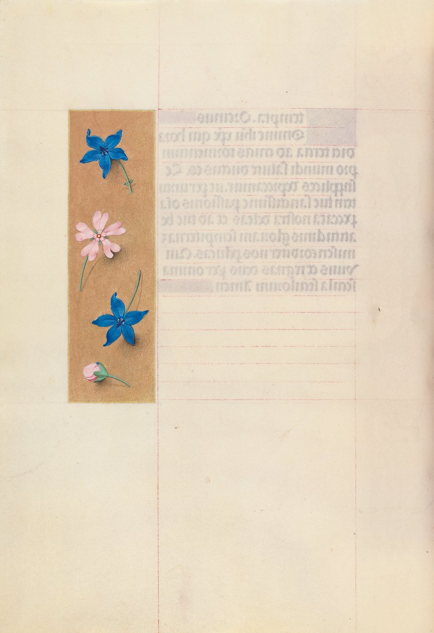 Horas da rainha Isabel, a católica, rainha da Espanha: Fol. 65v, c. 1500. de Master of the First Prayerbook of Maximillian
