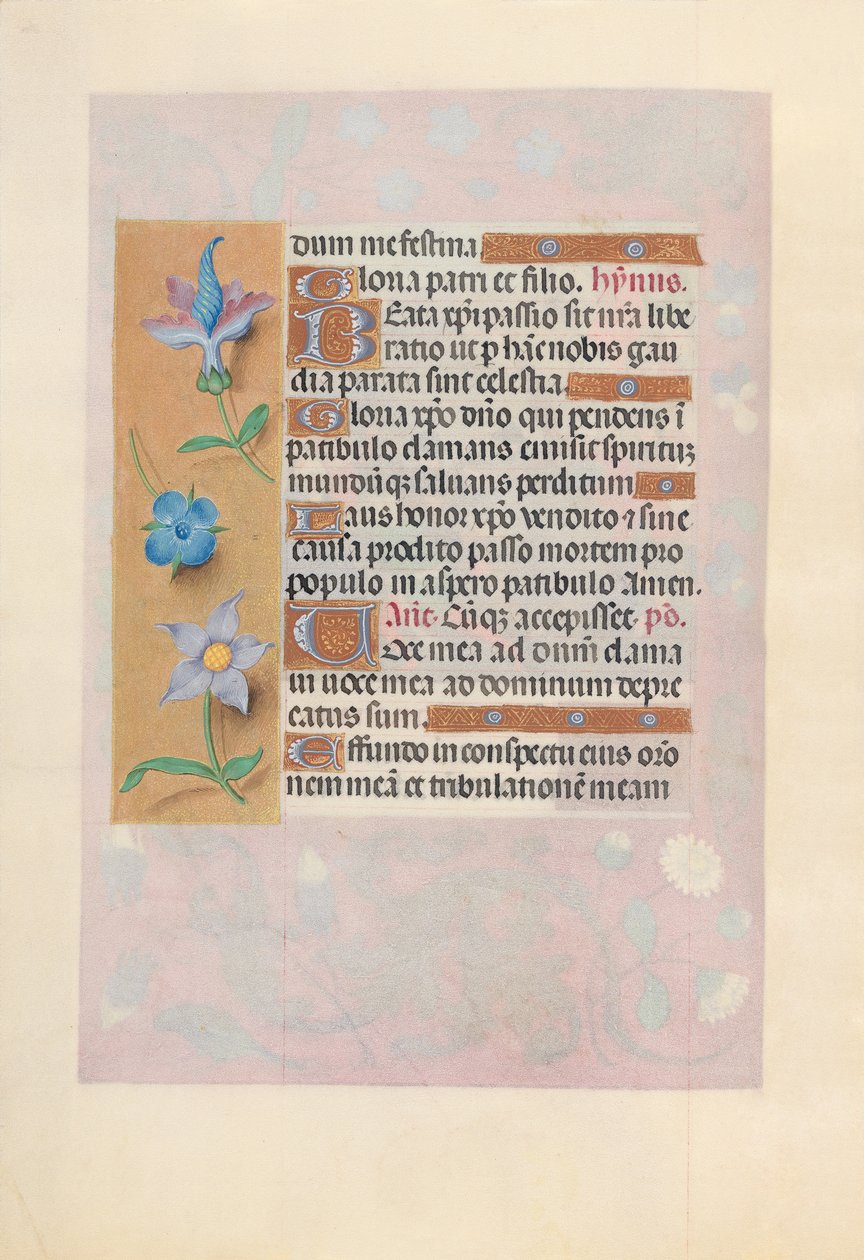 Horas da rainha Isabel, a católica, rainha da Espanha: Fol. 69v, c. 1500. de Master of the First Prayerbook of Maximillian