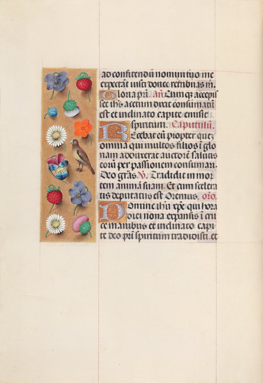 Horas da rainha Isabel, a católica, rainha da Espanha: Fol. 70v, c. 1500. de Master of the First Prayerbook of Maximillian