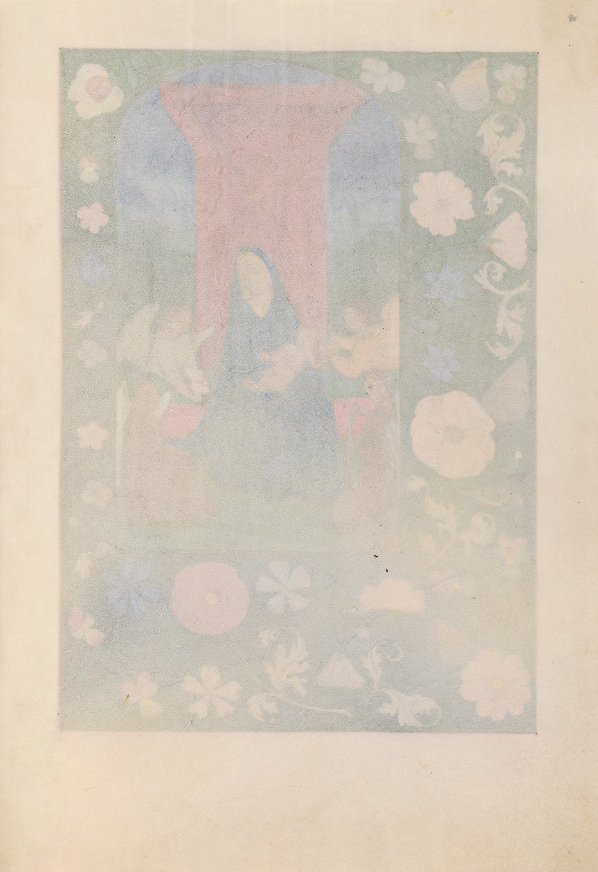 Horas da rainha Isabel, a católica, rainha da Espanha: Fol. 80r, c. 1500. de Master of the First Prayerbook of Maximillian