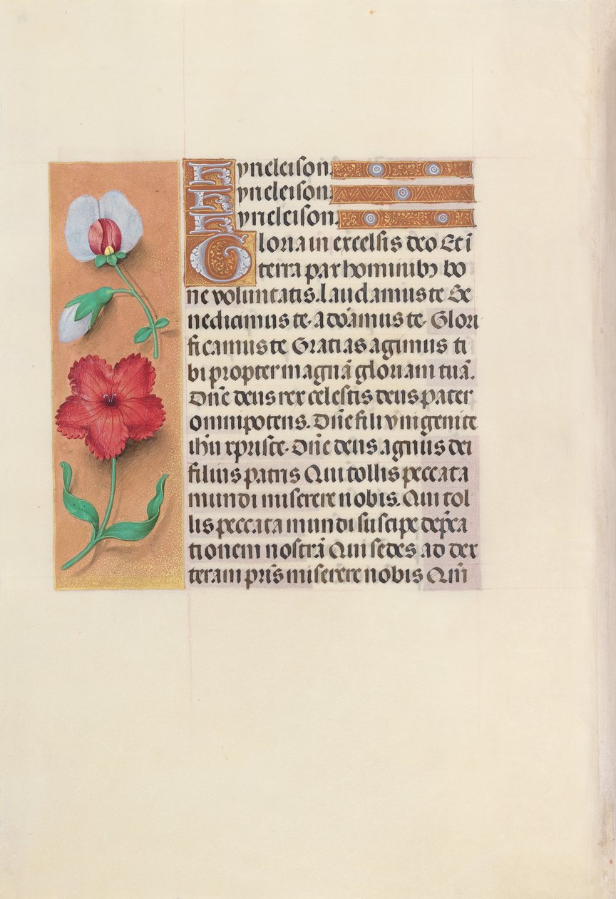 Horas da rainha Isabel, a católica, rainha da Espanha: Fol. 89v, c. 1500. de Master of the First Prayerbook of Maximillian