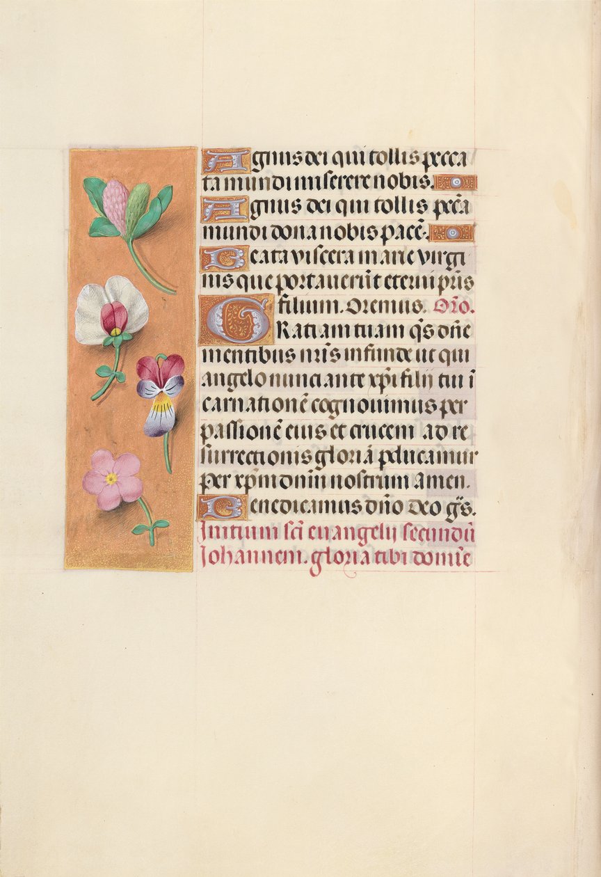 Horas da rainha Isabel, a católica, rainha da Espanha: Fol. 92v, c. 1500. de Master of the First Prayerbook of Maximillian