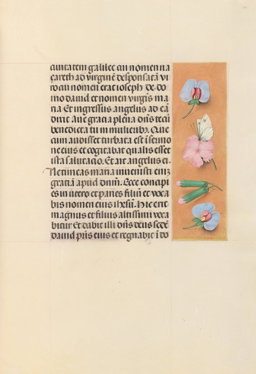 Horas da rainha Isabel, a católica, rainha da Espanha: Fol. 94r, c. 1500. de Master of the First Prayerbook of Maximillian