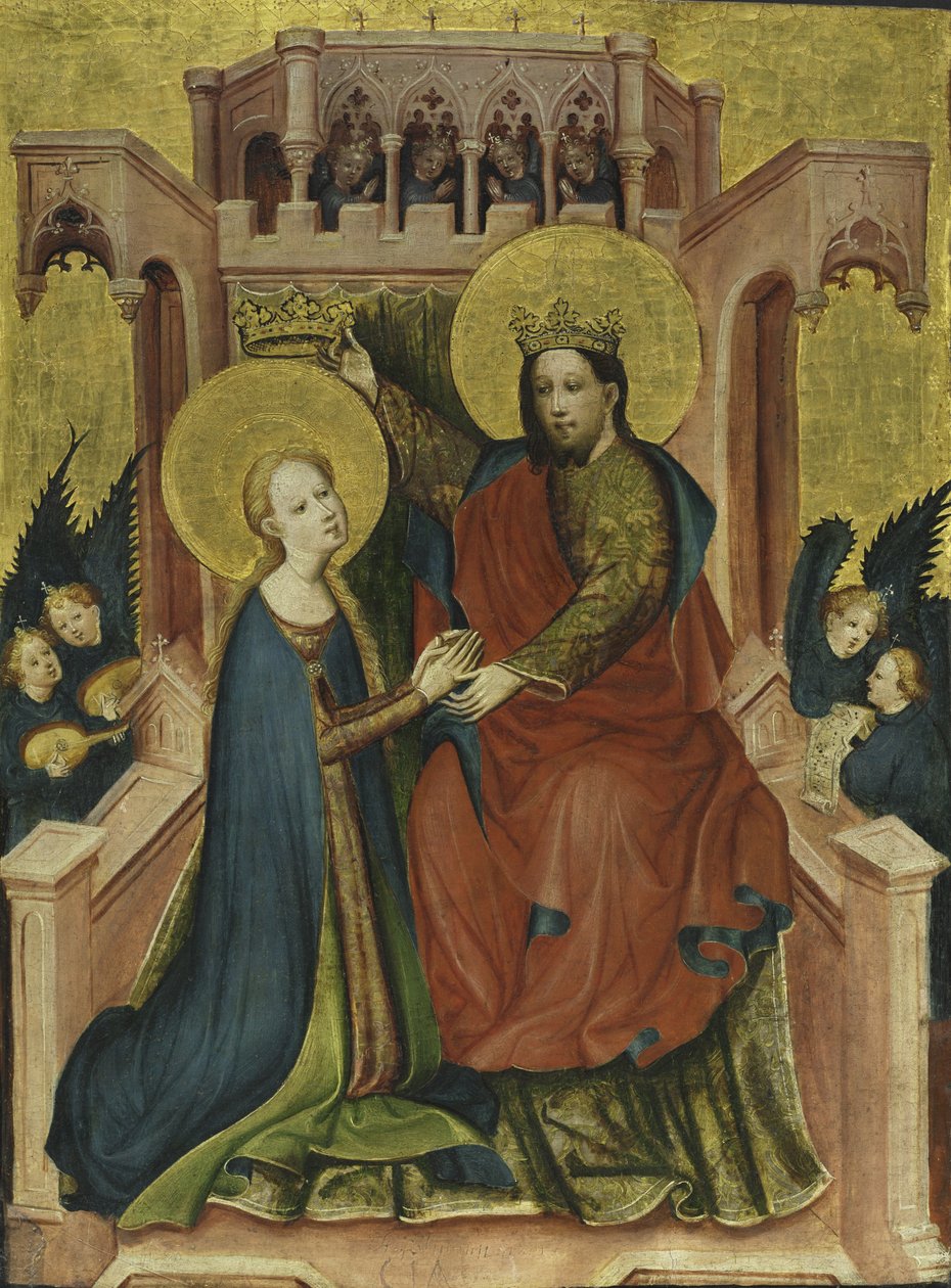 Coroação da Virgem de Master of the Fröndenberg Altarpiece