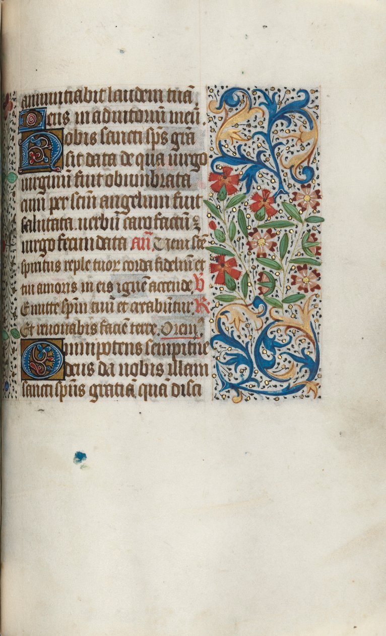 Livro de Horas de Uso de Rouen: fol. 100r, c. 1470 de Master of the Geneva Latini