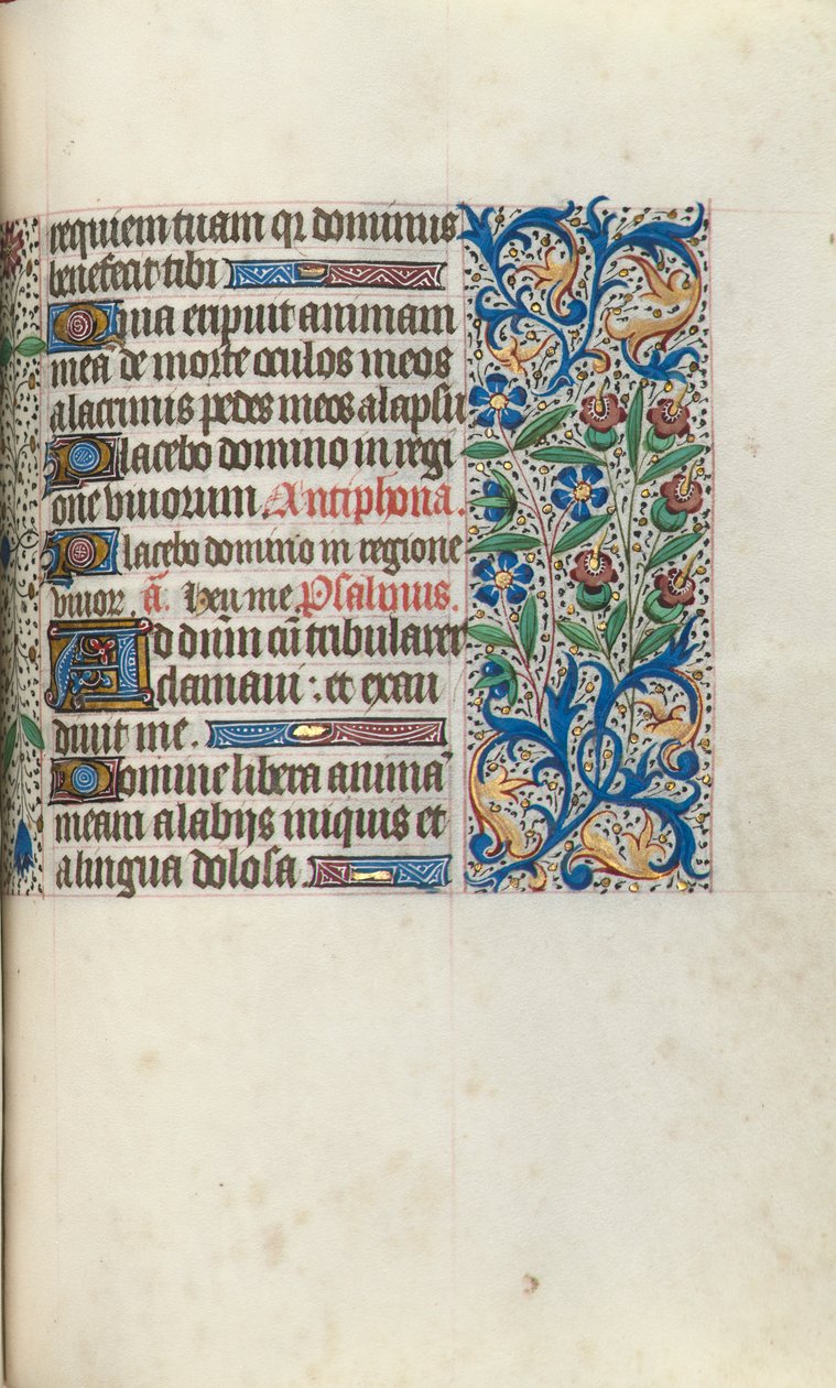 Livro de Horas de Uso de Rouen: fol. 104r, c. 1470 de Master of the Geneva Latini