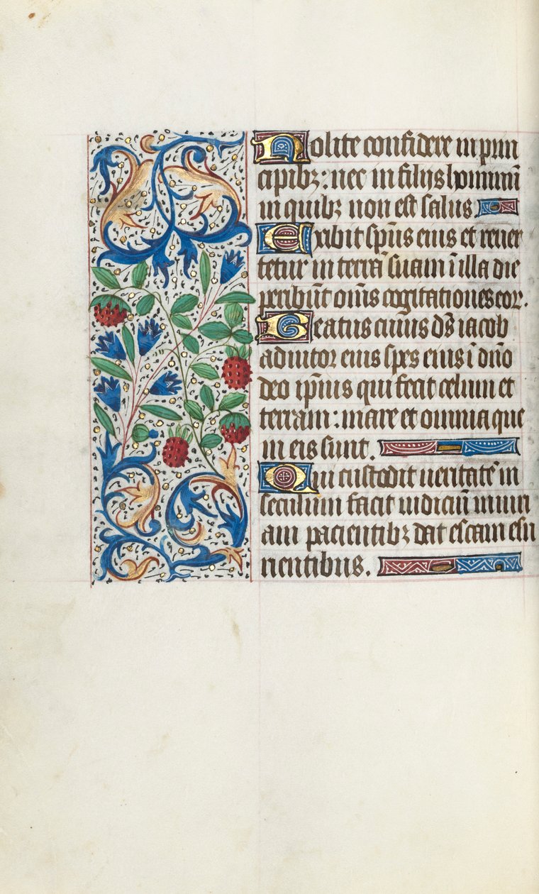 Livro de Horas de Uso de Rouen: fol. 108v, c. 1470 de Master of the Geneva Latini