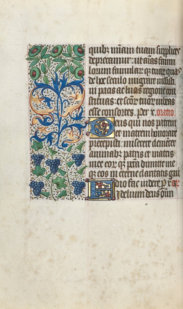 Livro de Horas de Uso de Rouen: fol. 109v, c. 1470 de Master of the Geneva Latini