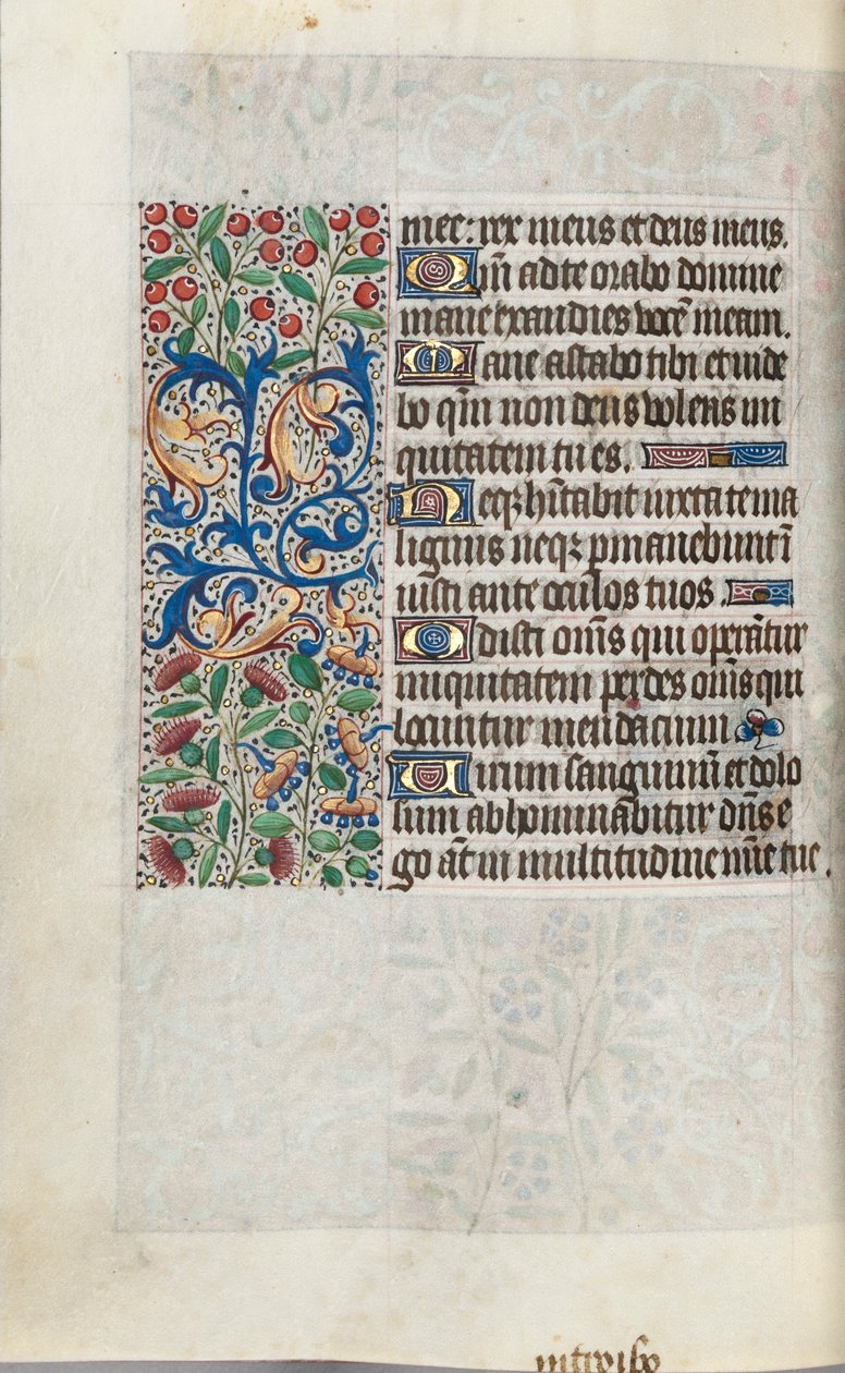Livro de Horas de Uso de Rouen: fol. 110v, c. 1470 de Master of the Geneva Latini