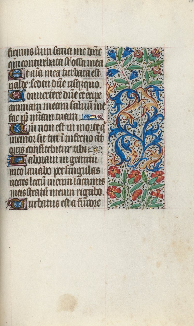 Livro de Horas de Uso de Rouen: fol. 112r, c. 1470 de Master of the Geneva Latini