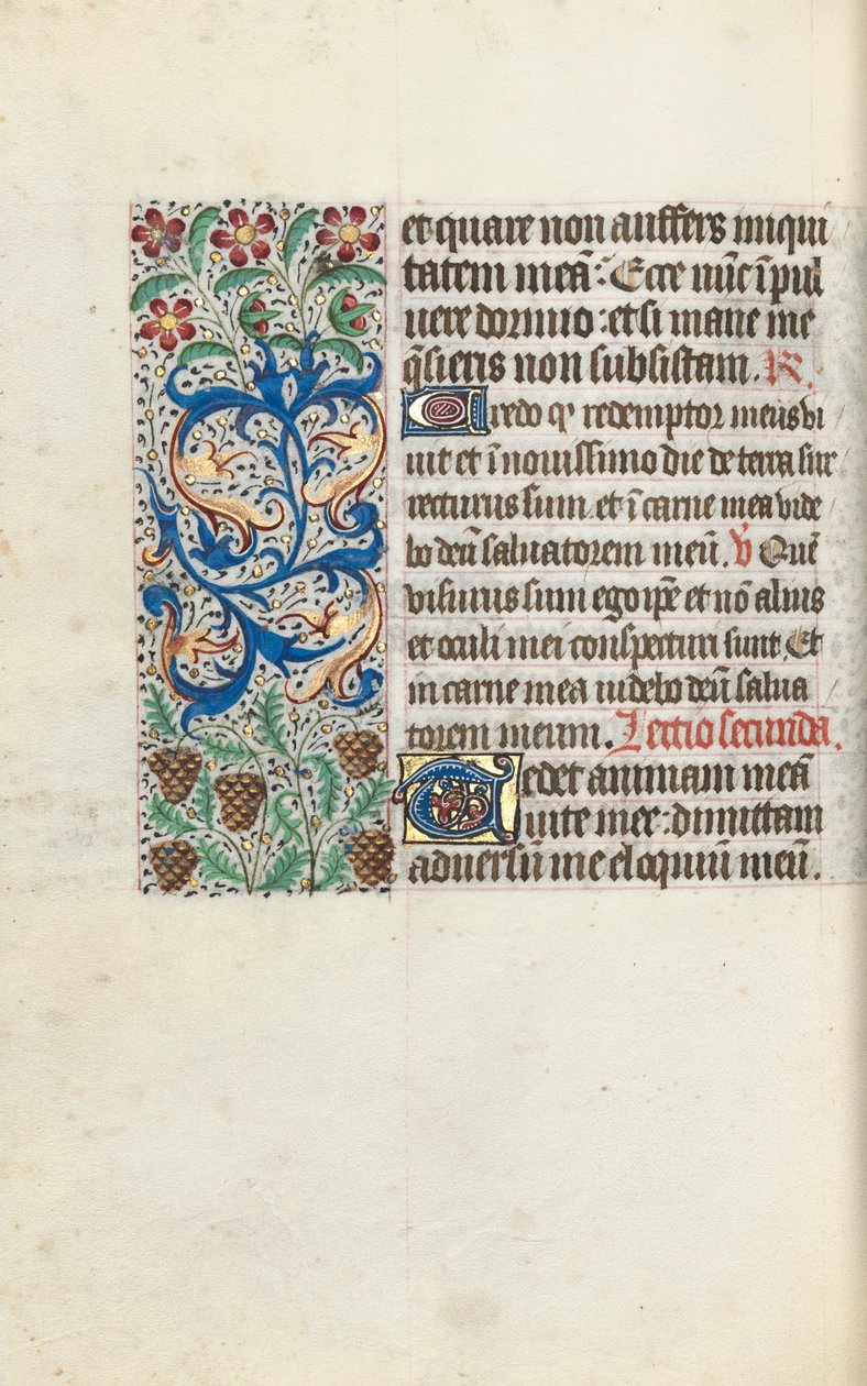 Livro de Horas de Uso de Rouen: fol. 115v, c. 1470 de Master of the Geneva Latini