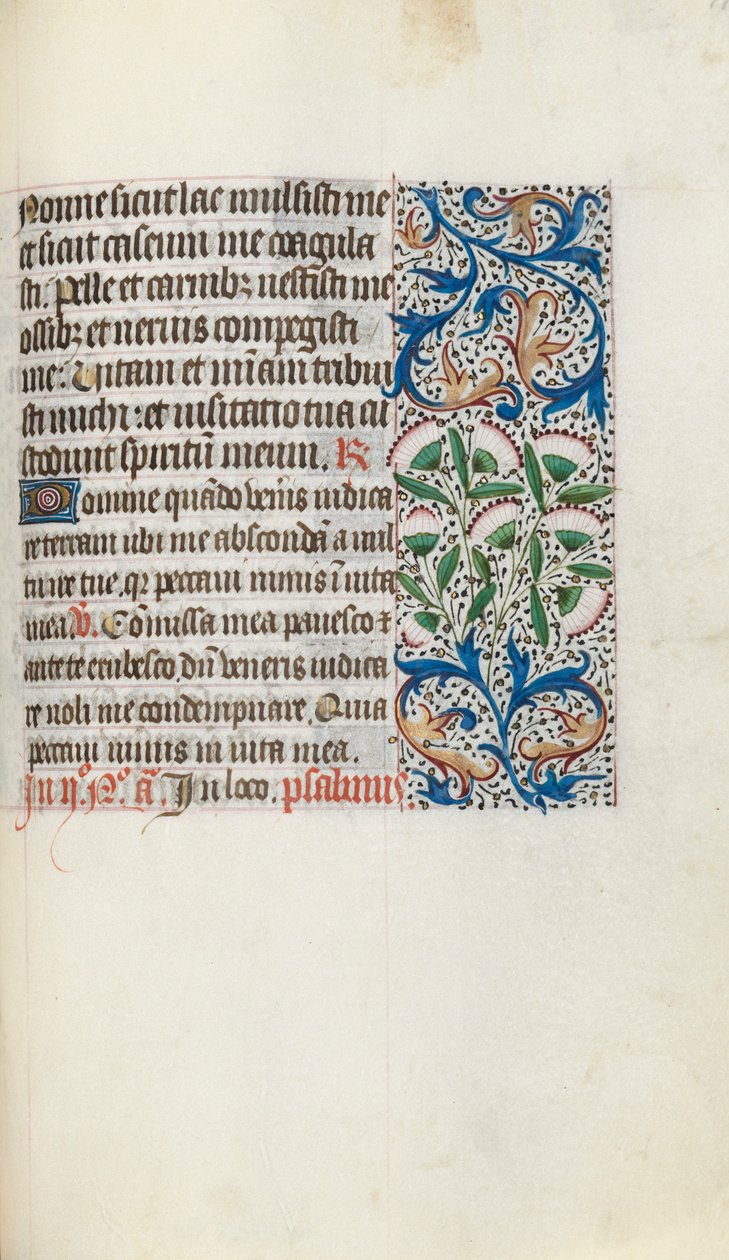 Livro de Horas de Uso de Rouen: fol. 117r, c. 1470 de Master of the Geneva Latini