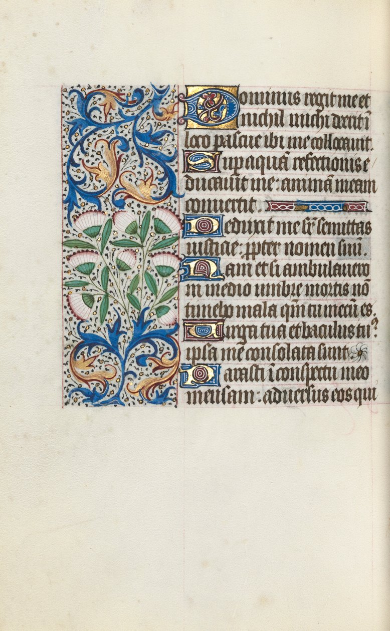 Livro de Horas de Uso de Rouen: fol. 117v, c. 1470 de Master of the Geneva Latini