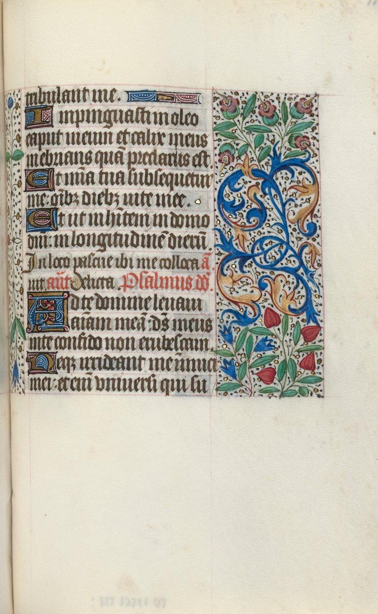 Livro de Horas de Uso de Rouen: fol. 118r, c. 1470 de Master of the Geneva Latini