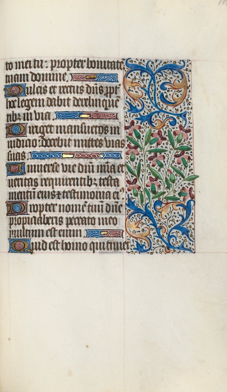 Livro de Horas de Uso de Rouen: fol. 119r, c. 1470 de Master of the Geneva Latini