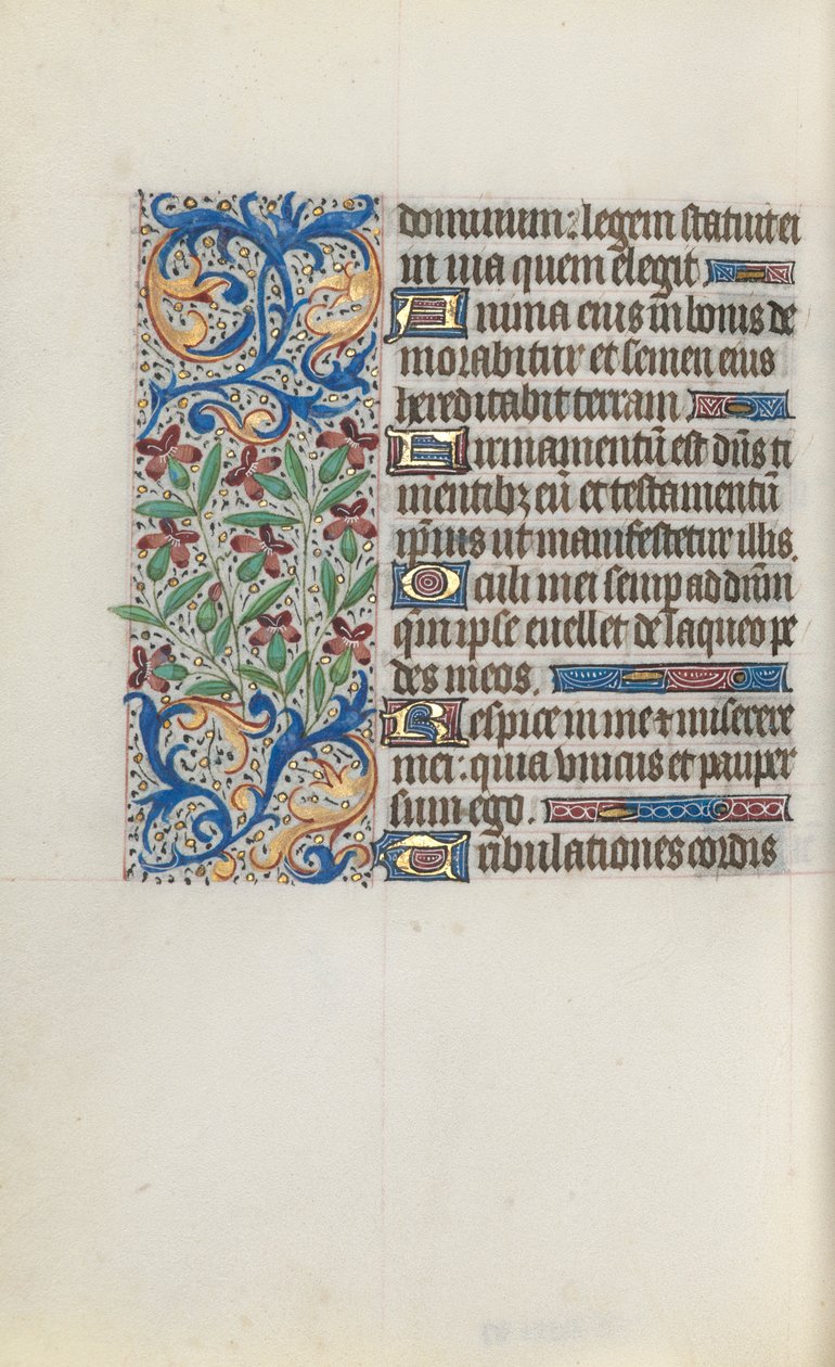 Livro de Horas de Uso de Rouen: fol. 119v, c. 1470 de Master of the Geneva Latini