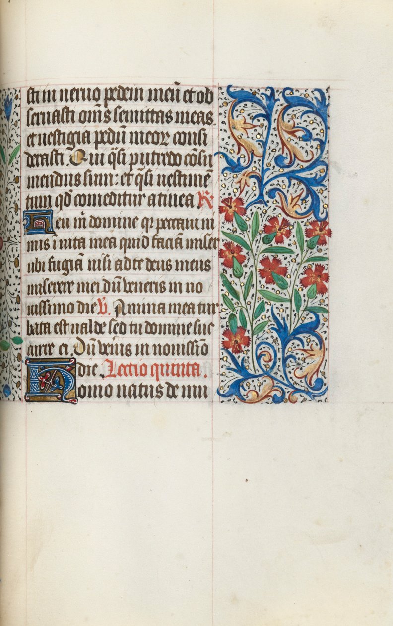 Livro de Horas de Uso de Rouen: fol. 123r, c. 1470 de Master of the Geneva Latini