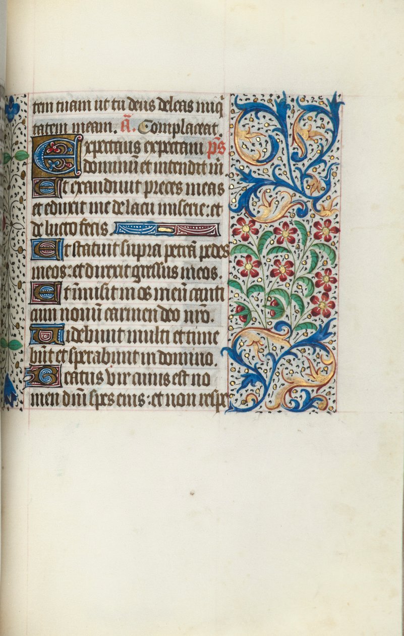 Livro de Horas de Uso de Rouen: fol. 125r, c. 1470 de Master of the Geneva Latini
