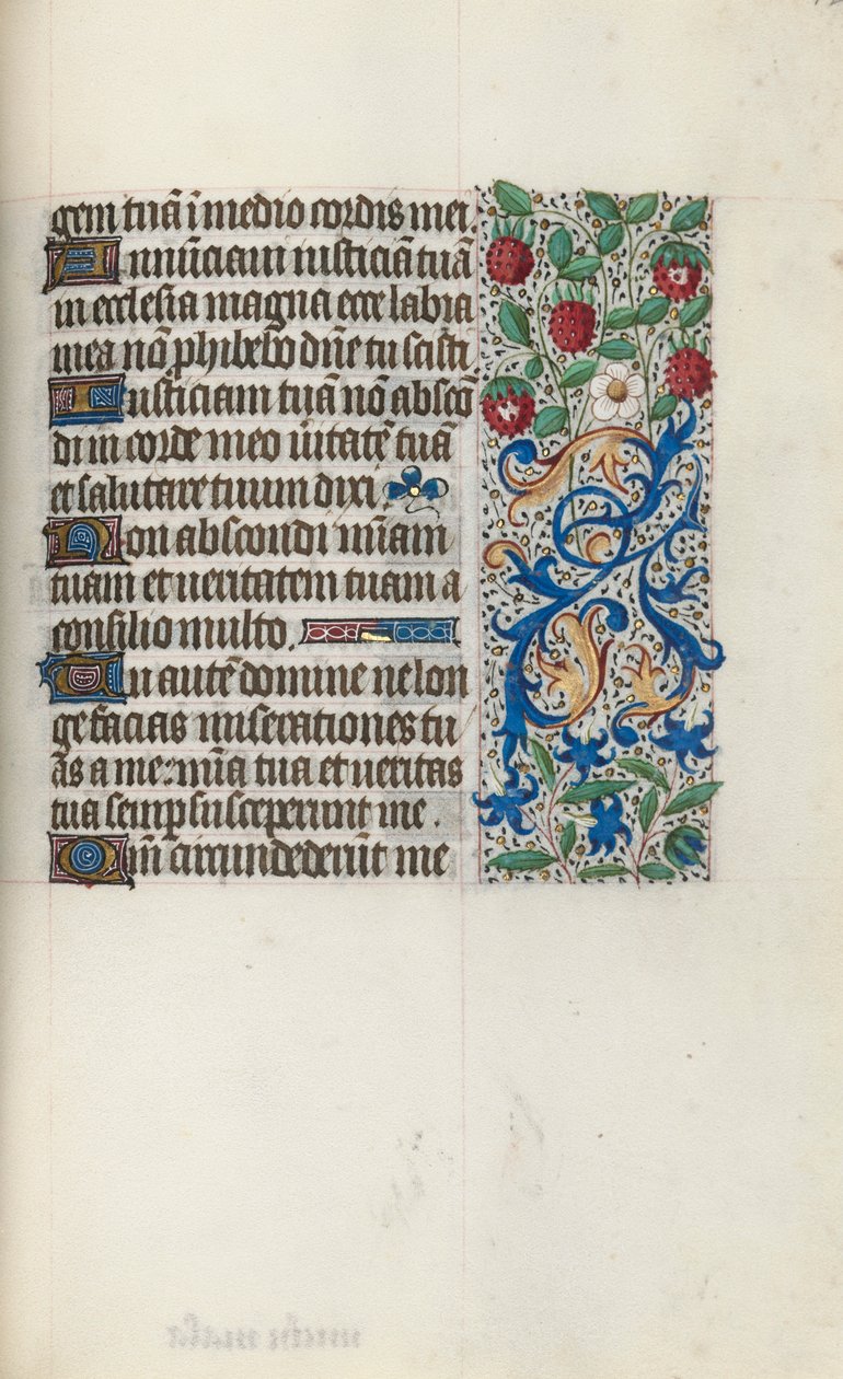 Livro de Horas de Uso de Rouen: fol. 126r, c. 1470 de Master of the Geneva Latini