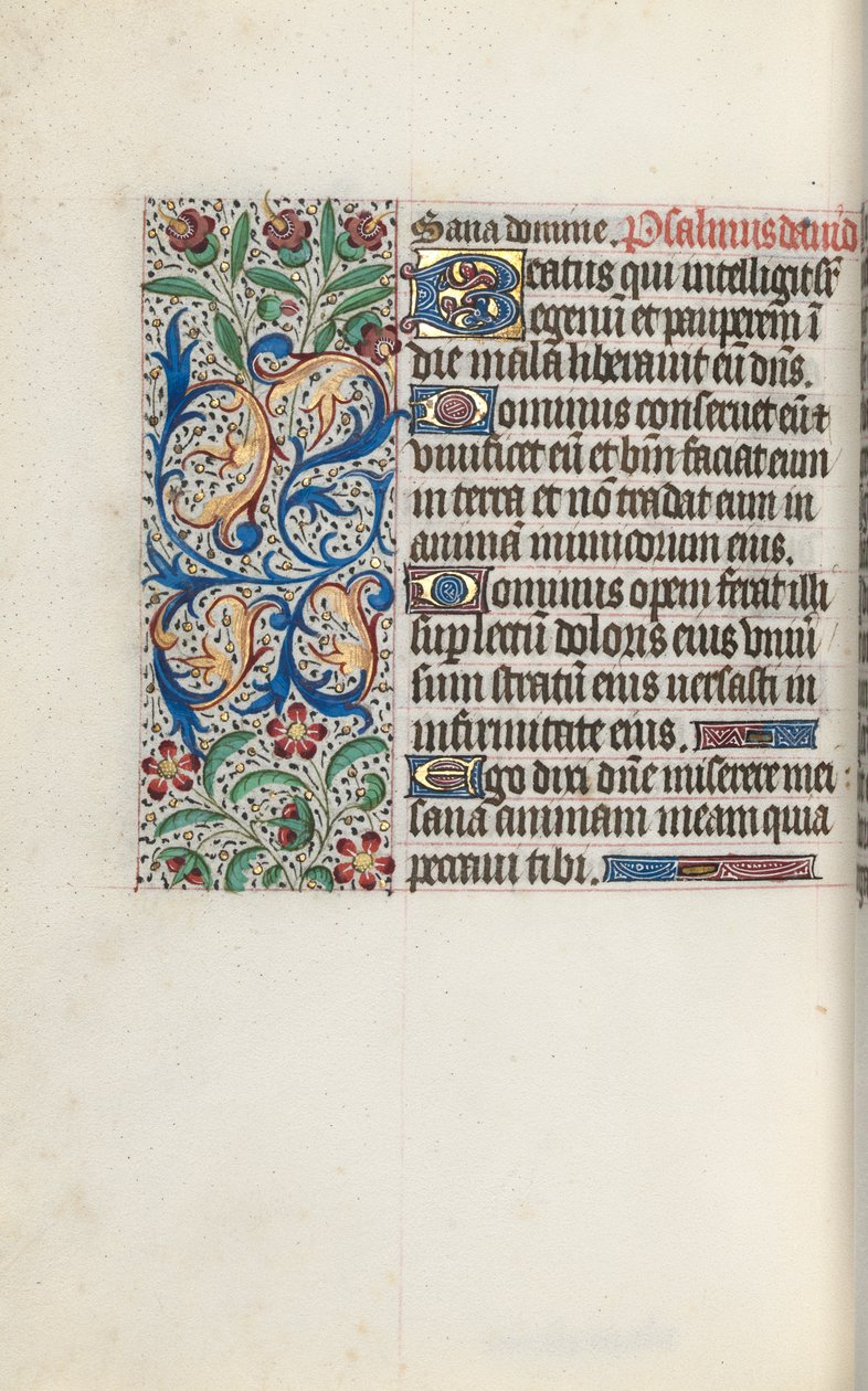 Livro de Horas de Uso de Rouen: fol. 127v, c. 1470 de Master of the Geneva Latini