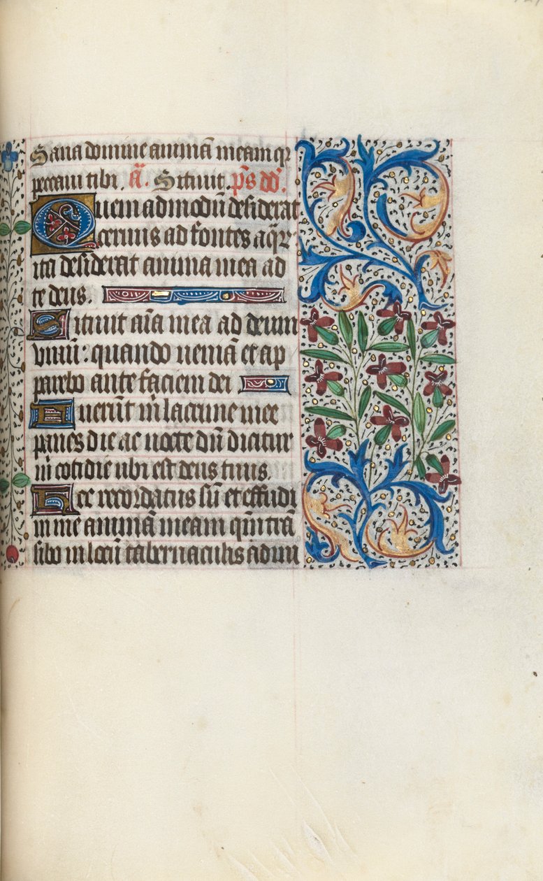 Livro de Horas de Uso de Rouen: fol. 129r, c. 1470 de Master of the Geneva Latini