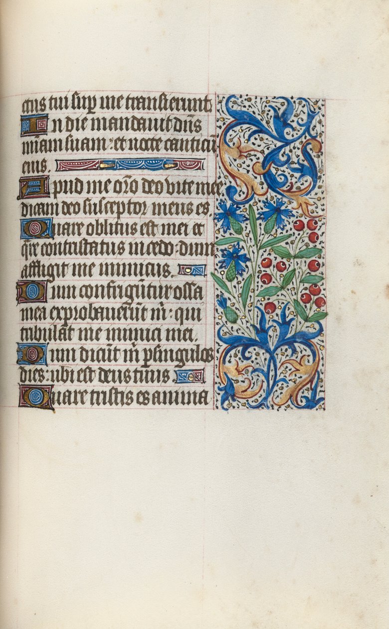 Livro de Horas de Uso de Rouen: fol. 130r, c. 1470 de Master of the Geneva Latini