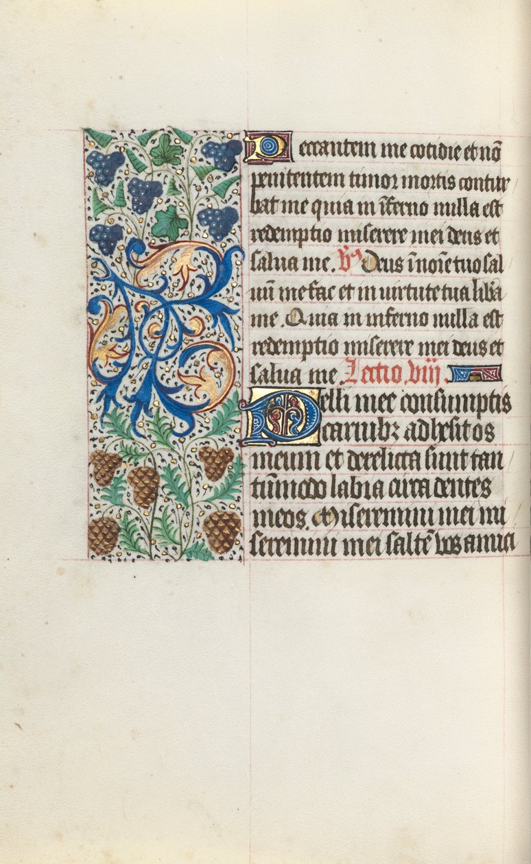 Livro de Horas de Uso de Rouen: fol. 131v, c. 1470 de Master of the Geneva Latini