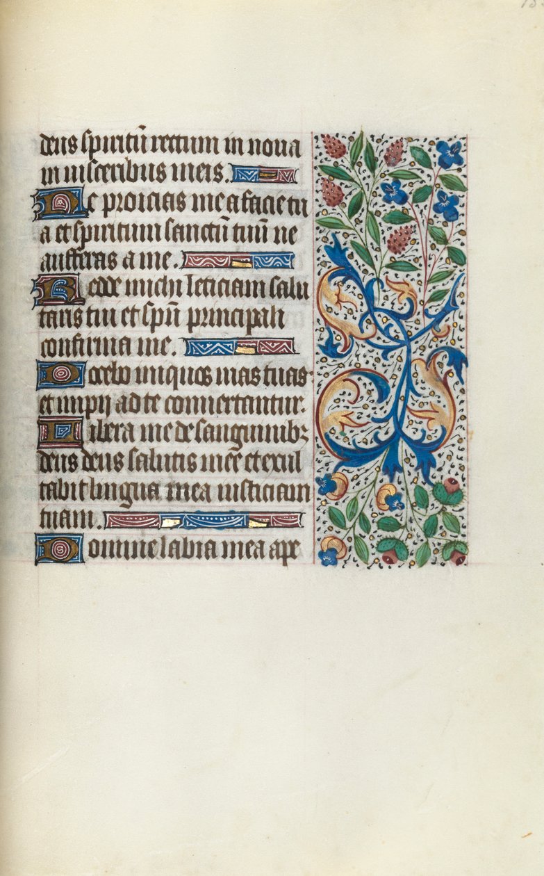 Livro de Horas de Uso de Rouen: fol. 135r, c. 1470 de Master of the Geneva Latini