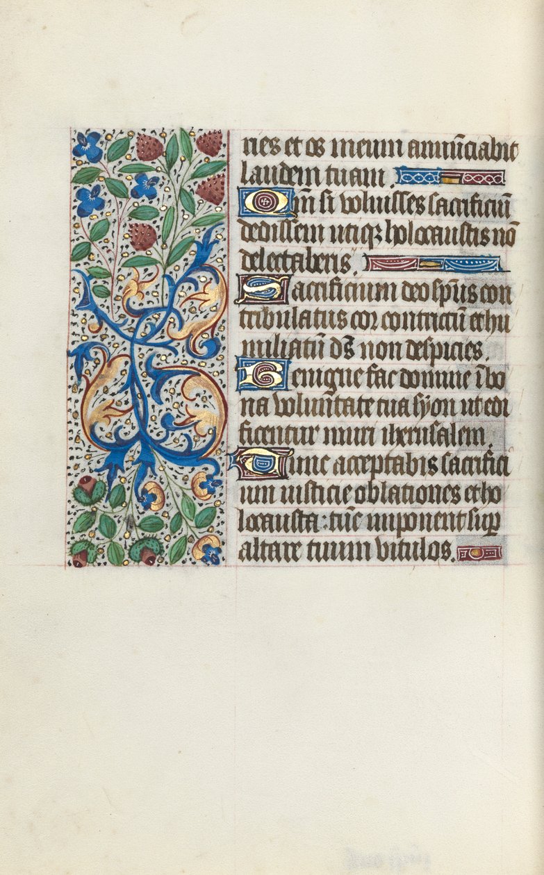 Livro de Horas de Uso de Rouen: fol. 135v, c. 1470 de Master of the Geneva Latini