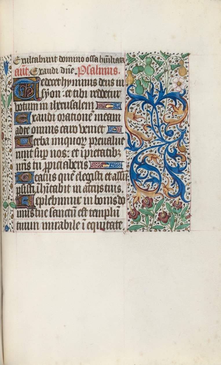 Livro de Horas de Uso de Rouen: fol. 136r, c. 1470 de Master of the Geneva Latini
