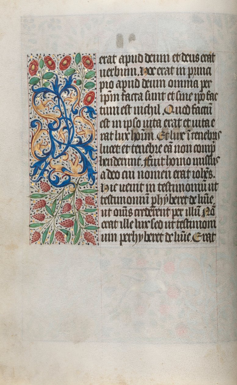 Livro de Horas de Uso de Rouen: fol. 13v, c. 1470 de Master of the Geneva Latini