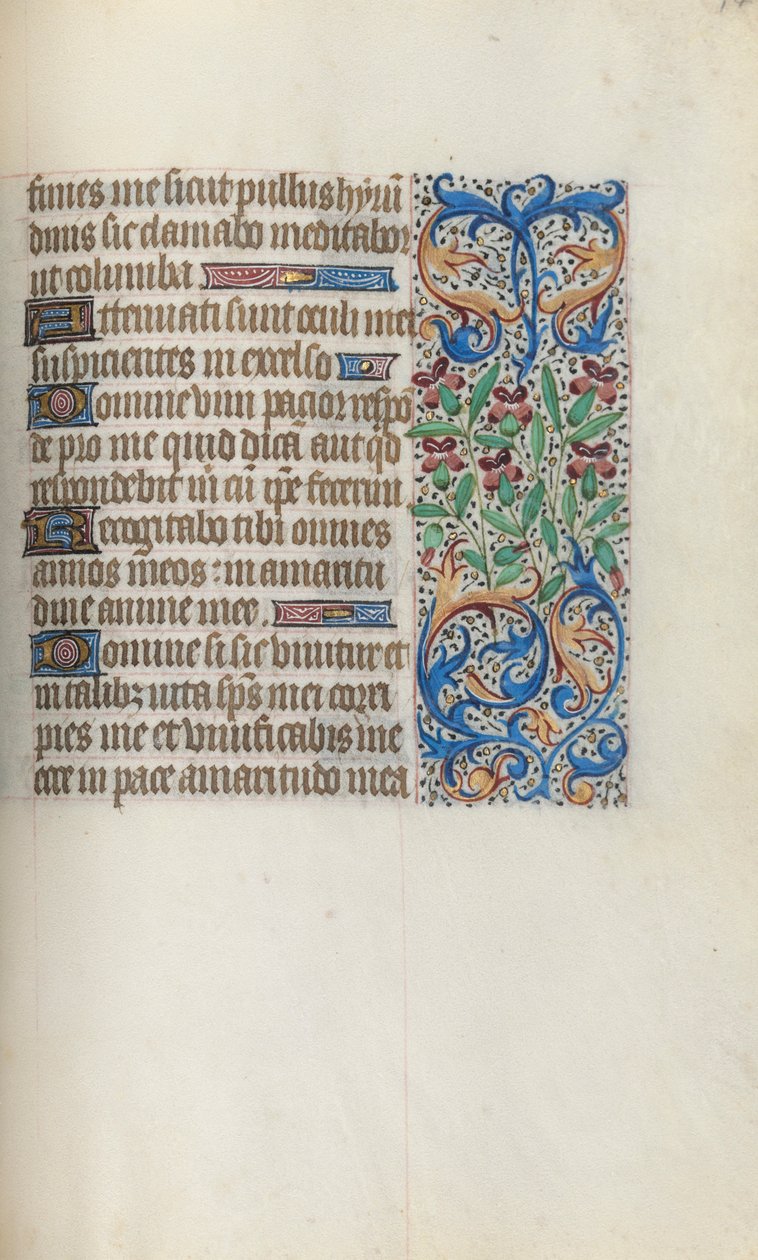 Livro de Horas de Uso de Rouen: fol. 140r, c. 1470. de Master of the Geneva Latini