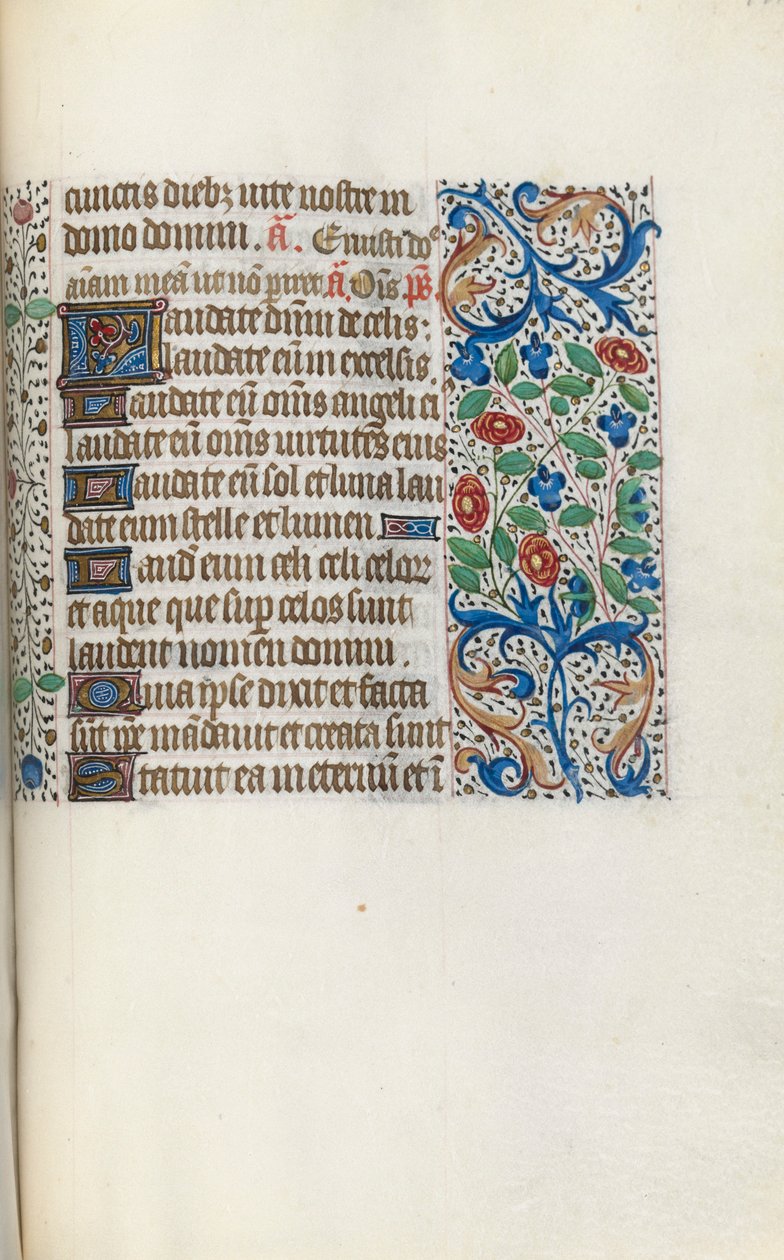 Livro de Horas de Uso de Rouen: fol. 141r, c. 1470 de Master of the Geneva Latini