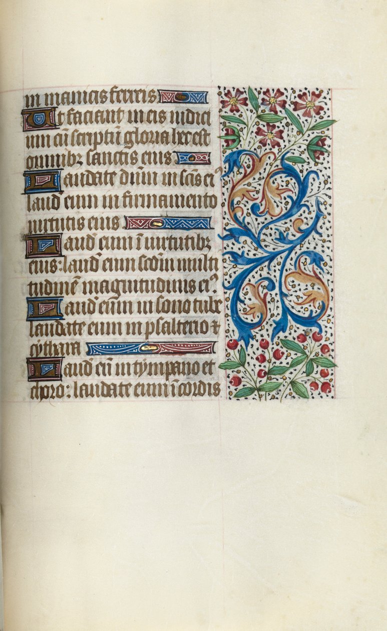 Livro de Horas de Uso de Rouen: fol. 143r, c. 1470 de Master of the Geneva Latini