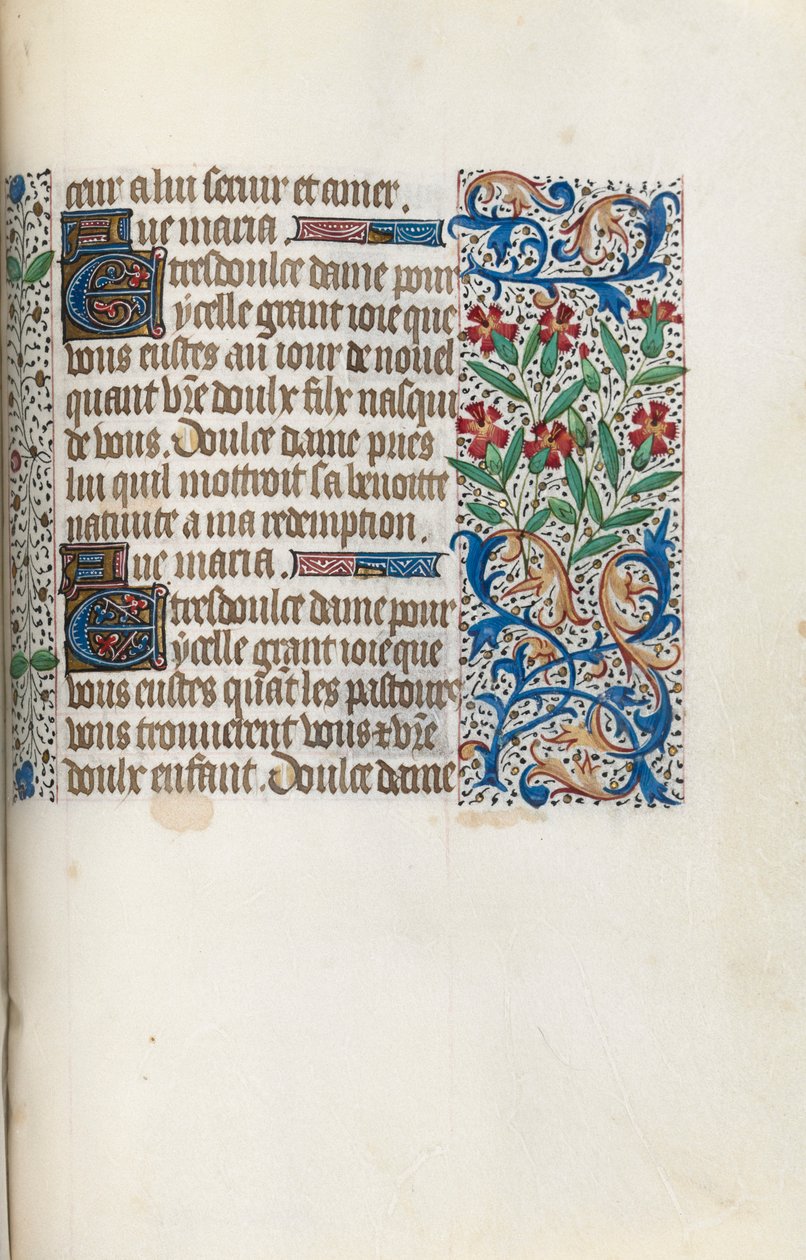 Livro de Horas de Uso de Rouen: fol. 148r, c. 1470 de Master of the Geneva Latini