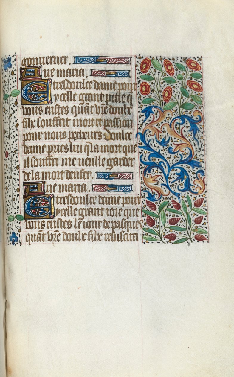 Livro de Horas de Uso de Rouen: fol. 150r, c. 1470 de Master of the Geneva Latini