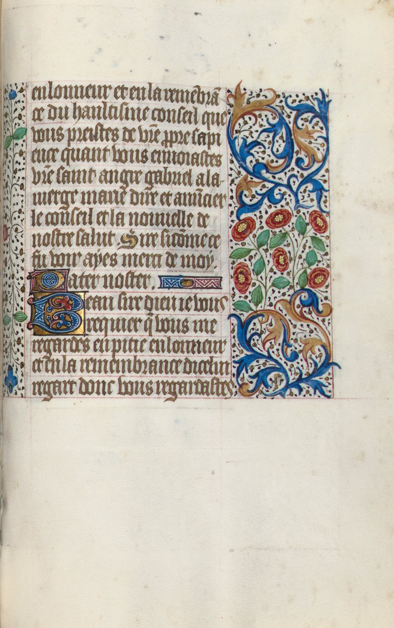 Livro de Horas de Uso de Rouen: fol. 152r, c. 1470 de Master of the Geneva Latini