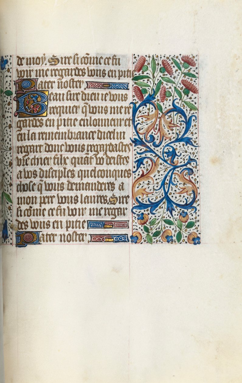 Livro de Horas de Uso de Rouen: fol. 153r, c. 1470 de Master of the Geneva Latini