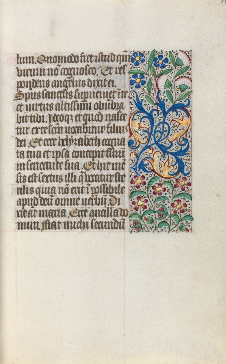 Livro de Horas de Uso de Rouen: fol. 16r, c. 1470 de Master of the Geneva Latini