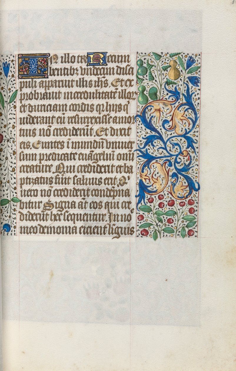 Livro de Horas de Uso de Rouen: fol. 18r, c. 1470 de Master of the Geneva Latini