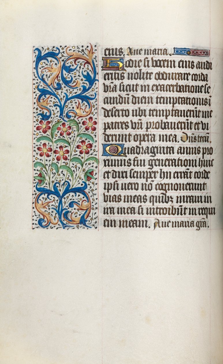 Livro de Horas de Uso de Rouen: fol. 29v, c. 1470 de Master of the Geneva Latini