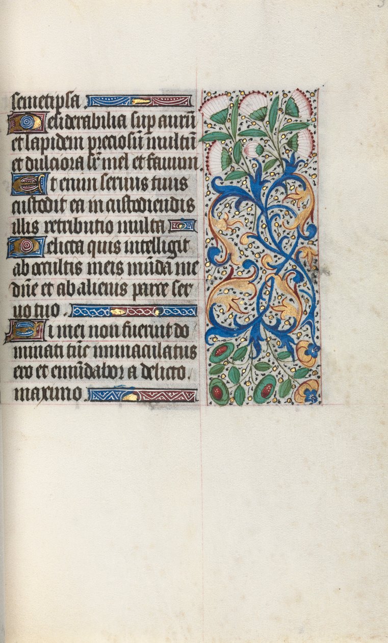 Livro de Horas de Uso de Rouen: fol. 33r, c. 1470 de Master of the Geneva Latini