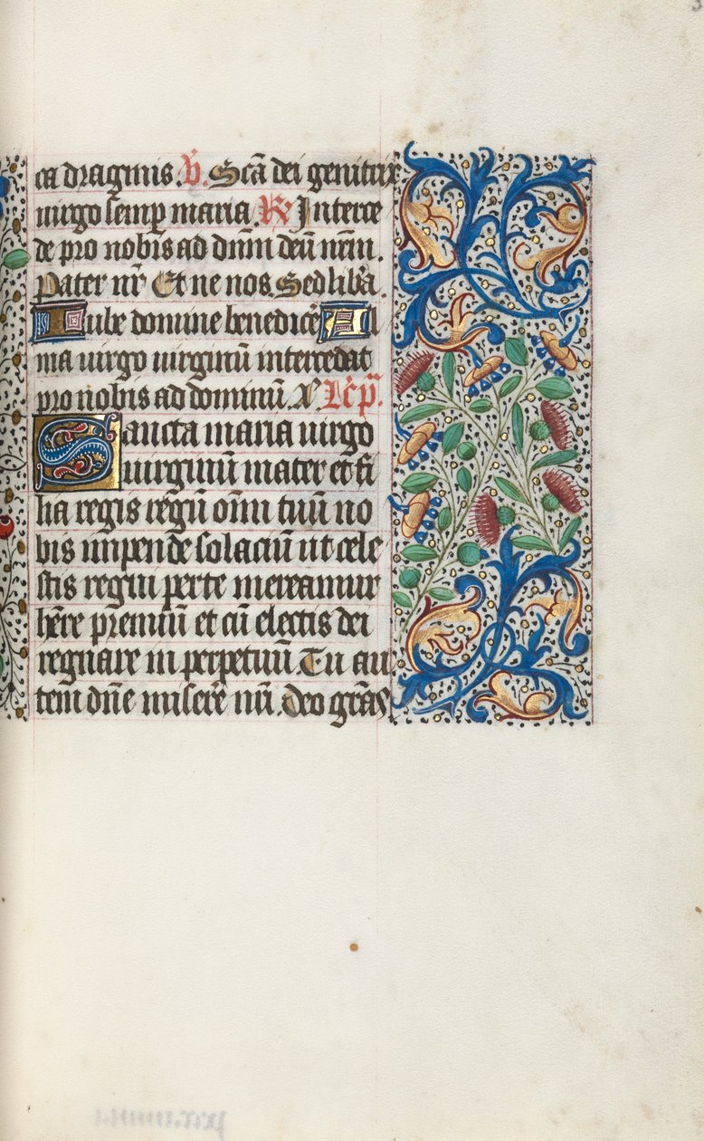 Livro de Horas de Uso de Rouen: fol. 35r, c. 1470 de Master of the Geneva Latini