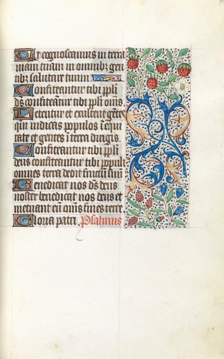 Livro de Horas de Uso de Rouen: fol. 42r, c. 1470 de Master of the Geneva Latini