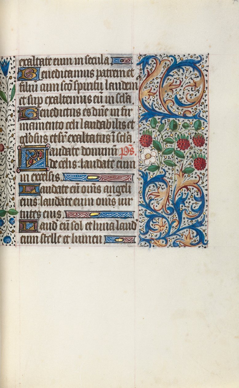 Livro de Horas de Uso de Rouen: fol. 44r, c. 1470 de Master of the Geneva Latini