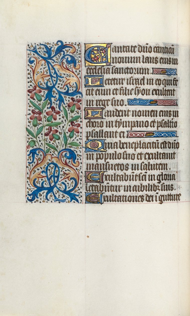 Livro de Horas de Uso de Rouen: fol. 45v, c. 1470 de Master of the Geneva Latini