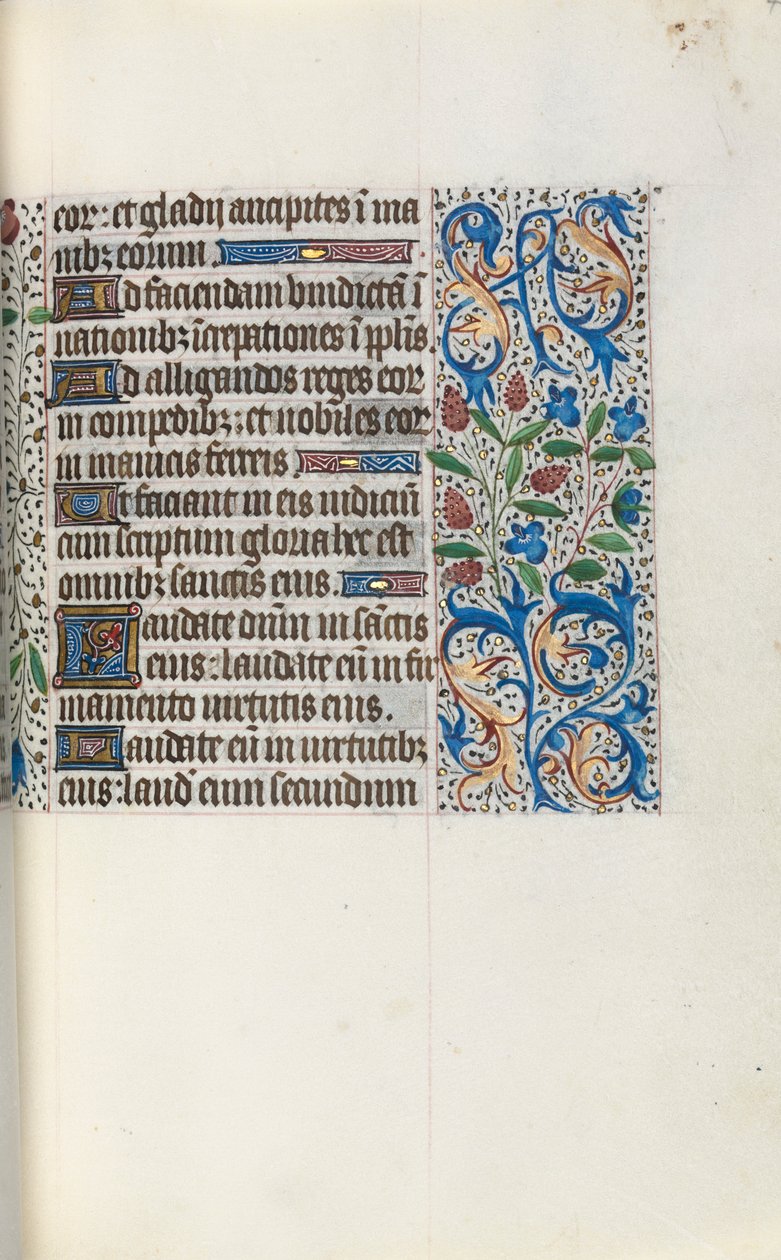 Livro de Horas de Uso de Rouen: fol. 46r, c. 1470 de Master of the Geneva Latini
