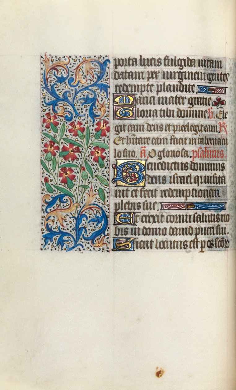 Livro de Horas de Uso de Rouen: fol. 47v, c. 1470 de Master of the Geneva Latini