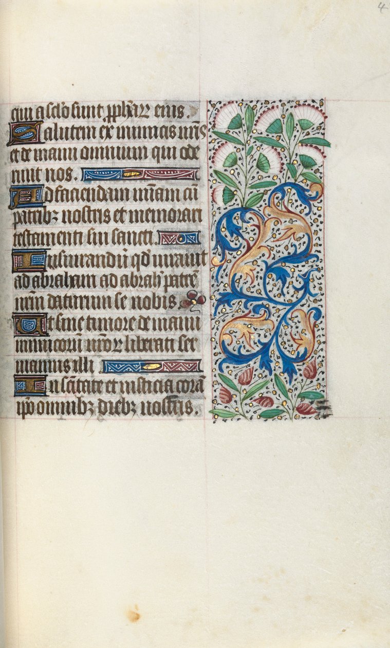 Livro de Horas de Uso de Rouen: fol. 48r, c. 1470 de Master of the Geneva Latini