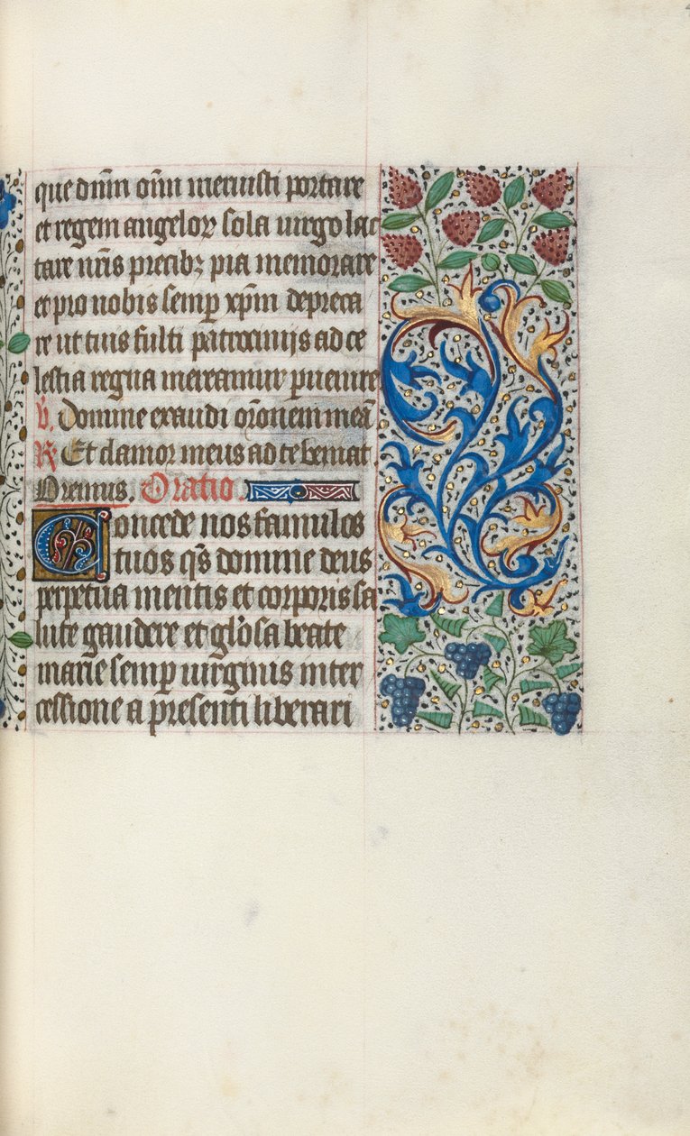 Livro de Horas de Uso de Rouen: fol. 49r, c. 1470 de Master of the Geneva Latini